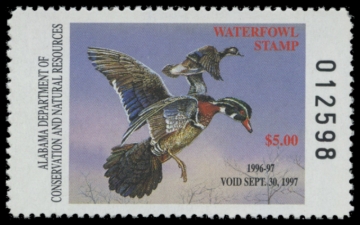 Picture of 1996 Alabama Duck Stamp