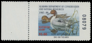 Picture of 1987 Alabama Duck Stamp