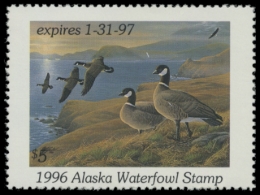 Picture of 1996 Alaska Duck Stamp
