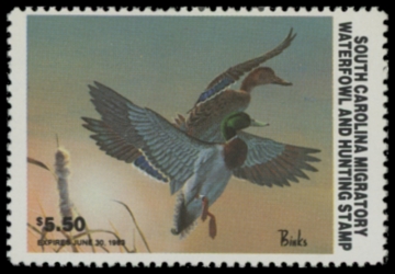 Picture of 1982 South Carolina Duck Stamp