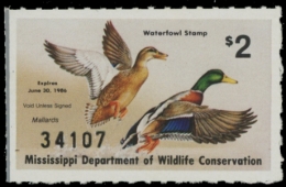 Picture of 1985 Mississippi Duck Stamp