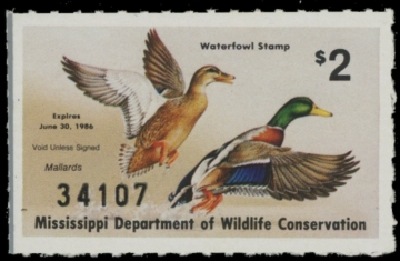 Picture of 1985 Mississippi Duck Stamp