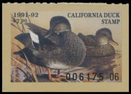 Picture of 1991 California Duck Stamp