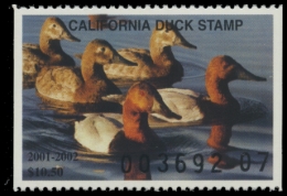Picture of 2001 California Duck Stamp