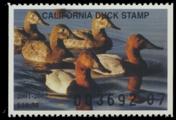 Picture of 2001 California Duck Stamp