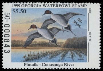 Picture of 1999 Georgia Duck Stamp