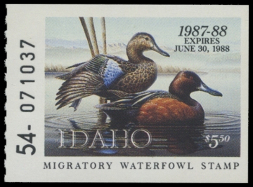 Picture of 1987 Idaho Duck Stamp - First of State