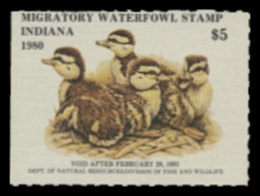 Picture of 1980 Indiana Duck Stamp