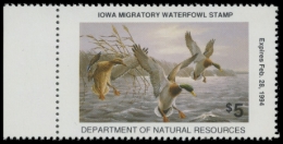 Picture of 1993 Iowa Duck Stamp