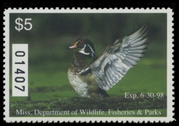 Picture of 1997 Mississippi Duck Stamp