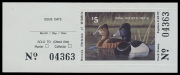 Picture of 1996 Nevada Duck Stamp