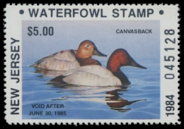 Picture of 1984 New Jersey Duck Stamp - First of State