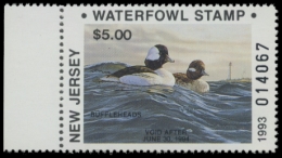 Picture of 1993 New Jersey Duck Stamp