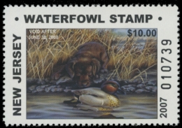Picture of 2007 New Jersey Duck Stamp