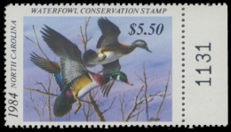 Picture of 1984 North Carolina Duck Stamp