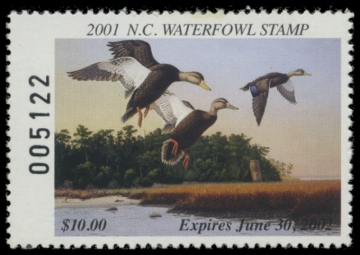 Picture of 2001 North Carolina Duck Stamp