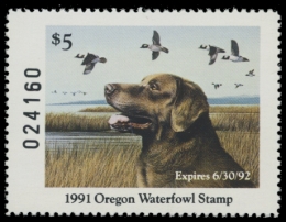 Picture of 1991 Oregon Duck Stamp