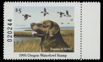 Picture of 1991 Oregon Duck Stamp