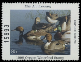 Picture of 1998 Oregon Duck Stamp