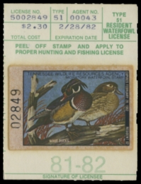 Picture of 1981 Tennessee Resident Duck Stamp