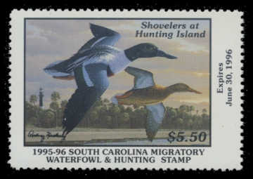 Picture of 1995 South Carolina Duck Stamp