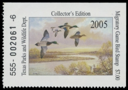 Picture of 2005 Texas Duck Stamp