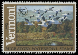 Picture of 1992 Vermont Duck Stamp