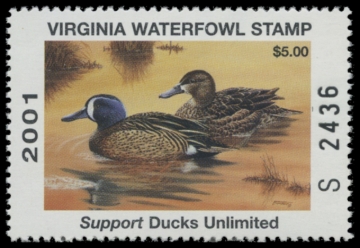 Picture of 2001 Virginia Duck Stamp