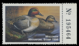 Picture of 1996 Wisconsin Duck Stamp
