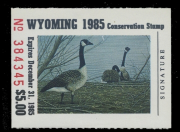 Picture of 1985 Wyoming Duck Stamp