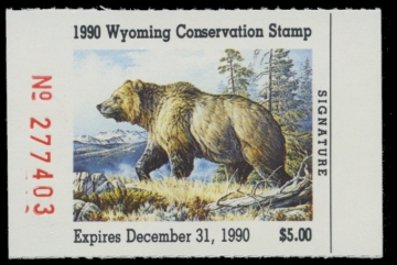 Picture of 1990 Wyoming Duck Stamp