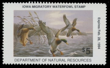 Picture of 1993 Iowa Duck Stamp
