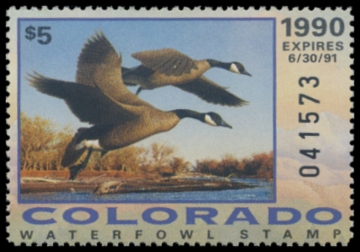 Picture of 1990 Colorado Duck Stamp - First of State
