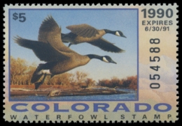 Picture of 1990 Colorado Duck Stamp - First of State