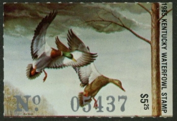 Picture of 1985 Kentucky Duck Stamp - First of State