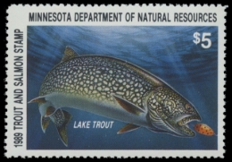 Picture of 1989 Minnesota Trout & Salmon Stamp