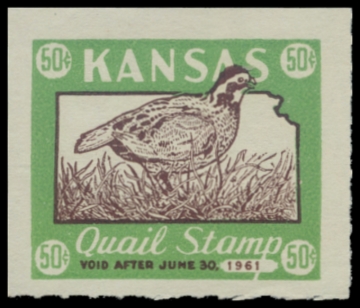 Picture of 1960 Kansas Kansas Quail Stamp