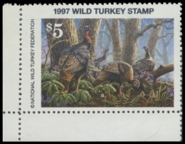 Picture of 1997 National Wild Turkey Federation Wild Turkey Stamp