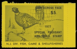Picture of 1977 New Jersey Pheasant & Quail Stamp