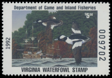 Picture of 1992 Virginia Duck Stamp