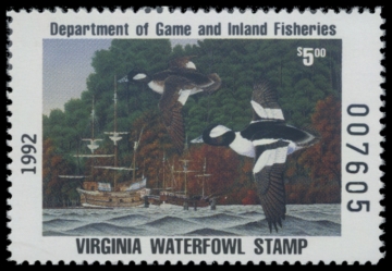 Picture of 1992 Virginia Duck Stamp
