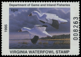 Picture of 1995 Virginia Duck Stamp