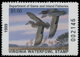 Picture of 1999 Virginia Duck Stamp