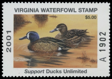 Picture of 2001 Virginia Duck Stamp