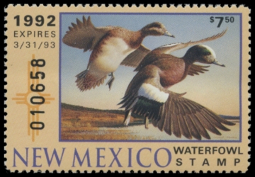 Picture of 1992 New Mexico Duck Stamp