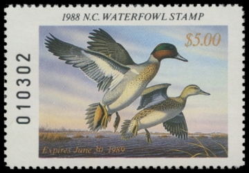 Picture of 1988 North Carolina Duck Stamp