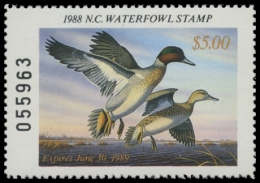 Picture of 1988 North Carolina Duck Stamp