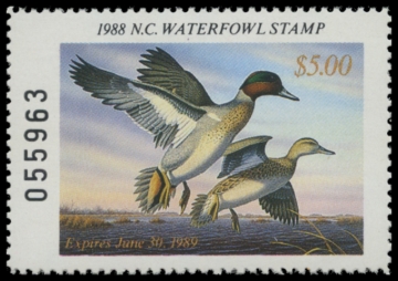 Picture of 1988 North Carolina Duck Stamp