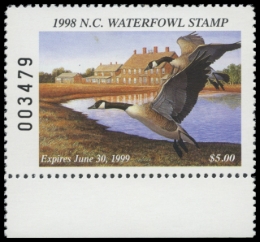 Picture of 1998 North Carolina Duck Stamp