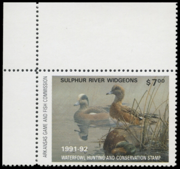 Picture of 1991 Arkansas Duck Stamp